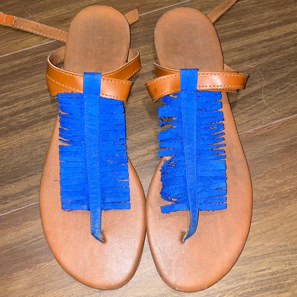 Brazilian fringe sandals